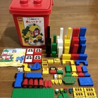 値下げ レゴ 赤いバケツ 基本セット まこ 大阪のおもちゃ ブロック の中古あげます 譲ります ジモティーで不用品の処分