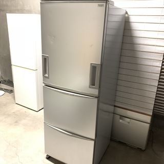 【シャープ】3ドア冷凍冷蔵庫 SJ-WA35P-S 中古品
