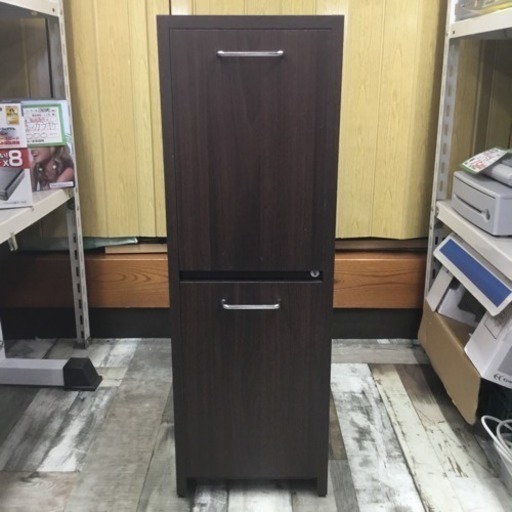 木製 2段式 ゴミ箱