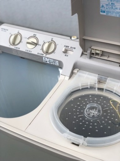 【京都市内配達可】二層式洗濯機 日立 2012年製 ほぼ未使用