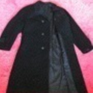 イギリス製 高級カシミヤ ステンカラーコートメンズ  L相当