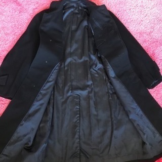 イギリス製 高級カシミヤ ステンカラーコートメンズ  L相当