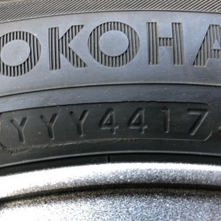 155/65R14 ヨコハマタイヤ iceGUARD iG50PLUS 17年製 スタッドレスタイヤ