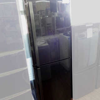 札幌 引き取り 三菱 大型冷蔵庫 2011年製 256L 黒 2ドア MR-H26R