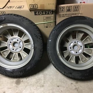 スズキ純正14インチホイール&ブリヂストンスタッドレス4本セット