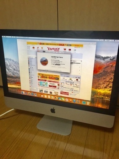 iMac 2009 late 21.5インチ HDD新品 High Sierra