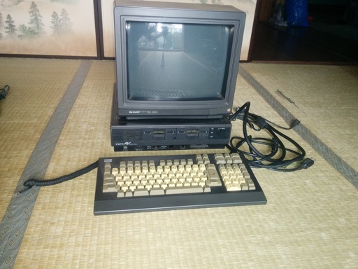 富士通パソコン　FM77AV2+モニター