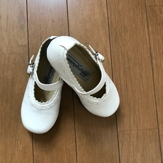 子供用 靴 シューズ 15㎝ フォーマル 七五三 白 女の子