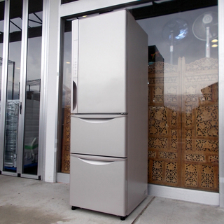 ◆美品◆日立 3ドア冷蔵庫 まんなか野菜タイプ「真空チルド」 R-K320FV ◇美品◇日立 3ドア冷蔵庫 まんなか野菜タイプ「真空チルド」 R-K320FV