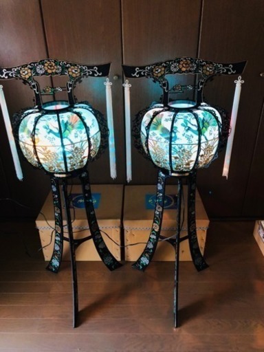 回転灯篭 2個 箱付き 美品