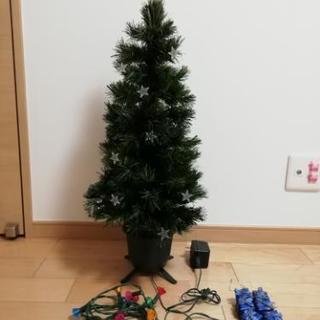 80cmクリスマスツリー　170cm電飾　オーナメントのおまけつき