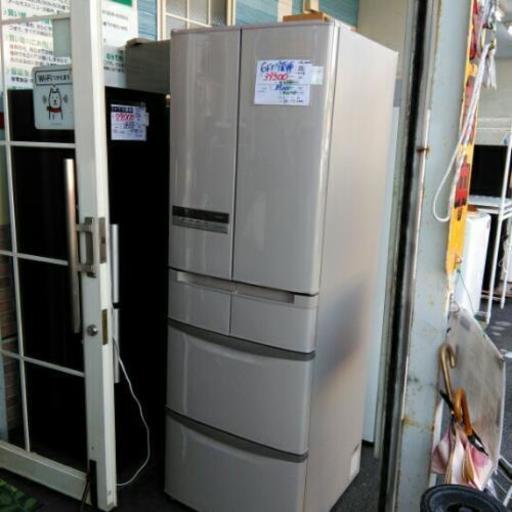 日立 6ドア冷蔵庫 ビッグ＆スリム60 R-SF42AM 2012年製