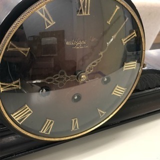 当時物　置き時計　 昭和レトロ　ゼンマイ式　モンブラン 当時物 置き時計 昭和レトロ ゼンマイ式 モンブラン