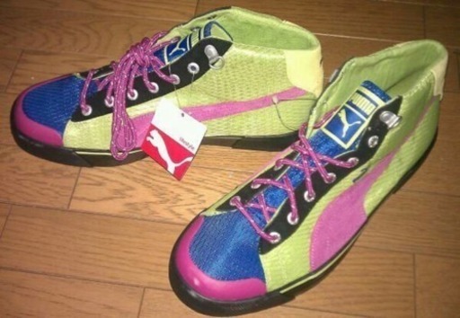 新品 PUMA プーマ♪本皮 ハイカットスニーカー シューズ 靴 26cm