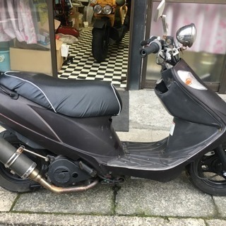 アドレスv125 カスタム バーハン マフラー