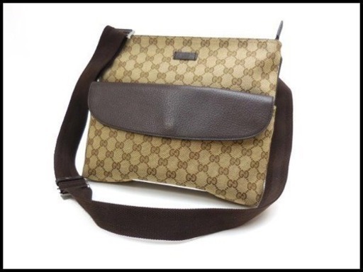 GUCCI グッチ ＧＧキャンバス ショルダーバッグ ユニセックス ベージュ 256100