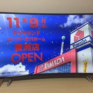 ★ほぼ新品★48インチ　曲面テレビ　レボリューション　ZM-MC0048