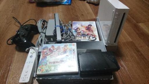 3DSとWiiです！早い方は値引きありです