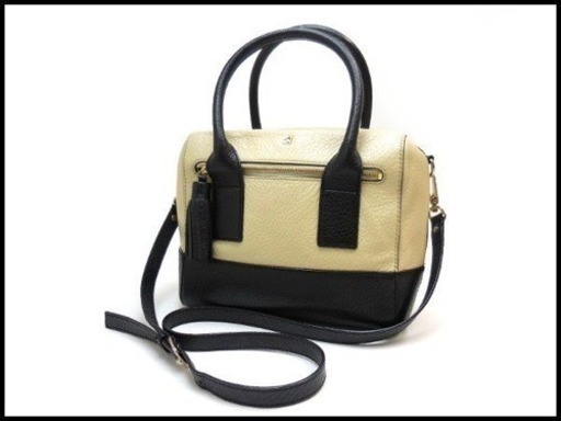 kate spade ケイトスペード 2Way ボストンバッグ バイカラー ショルダーバッグ ハンドバッグ