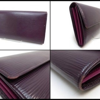 ルイヴィトン エピ ポルトフォイユ サラ 長財布 M6374K カシス