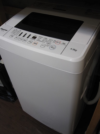 新生活！引越し！17280円 2018年製 ハイセンス 洗濯機 4,5キロ