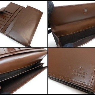 未使用品】GUCCI グッチ GGキャンバス Wホック 長財布 035 3661