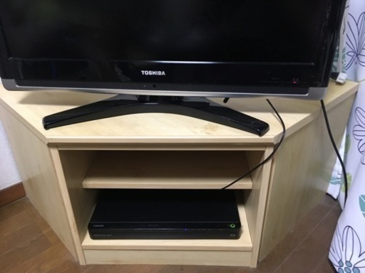 締め切り間近 値下げ 角置き用テレビボード ぼってん 一ツ木の収納家具 テレビ台 の中古あげます 譲ります ジモティーで不用品の処分