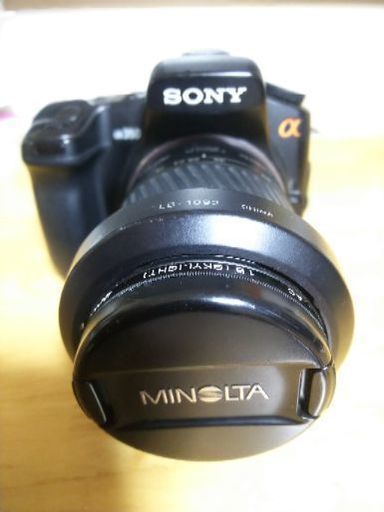 (取引中)★SONY α350本体★ + KONICA MINOLTAのレンズ付き