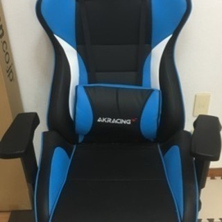 【値下げ可】AKRACING ゲーミングチェア PRO-X-BLUE 青
