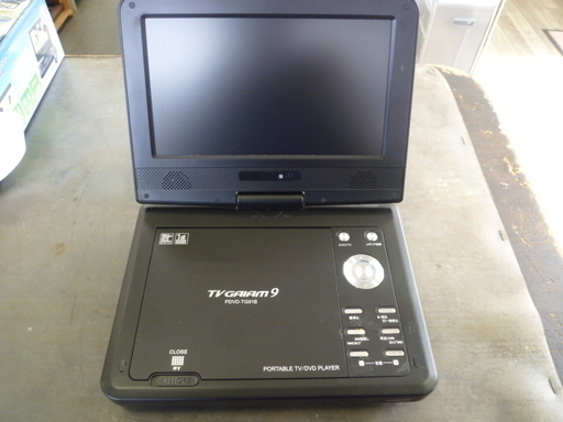 Ｒ 中古 ワンセグ・フルセグ対応！９インチ 液晶ポータブルDVDプレーヤー