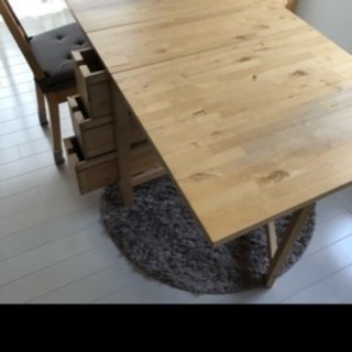 IKEA ダイニングテーブル ２つ椅子