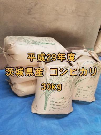 【ラスト1袋】平成29年度 茨城県産コシヒカリ 30kg