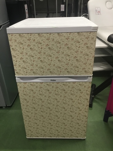 現状品！ハイアール Haier 91L 2ドア冷凍冷蔵庫 JR-N91J ホワイト 2015年製 上冷凍室 コンパクト C1