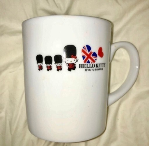 新品 Hello Kitty ハローキティ キティちゃんオリジナルマグカップ コップ イギリス 近衛兵 非売品ノベルティ Xxbgk4 神戸の食器の中古あげます 譲ります ジモティーで不用品の処分