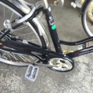 パンクしないタイヤの自転車 27インチ