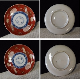 古伊万里 色絵 豆皿 5枚 e151