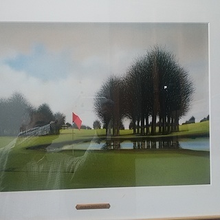 デペルトのゴルフ場の絵画