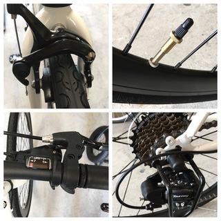 【新車】 クロスバイク backpacker. ホワイト