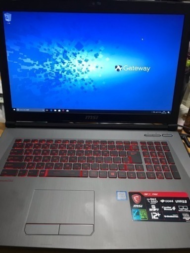 MSIのゲーミングPCです。