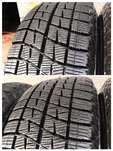 165/70R14 ブリヂストン/ICE PARTNER 14年 スタッドレス バリ山 4本
