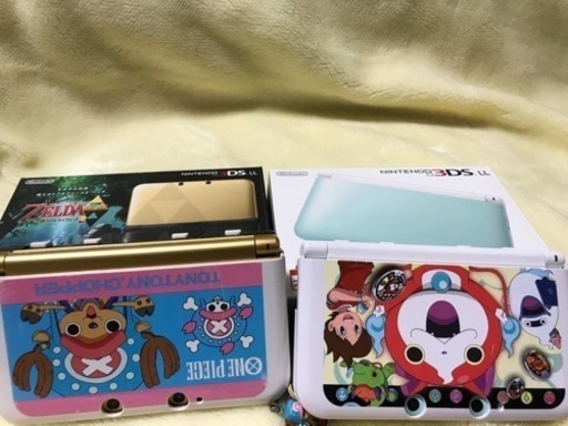 ⭐️3DSLL⭐️2台セットに充電器新品２つに色々タッチペン