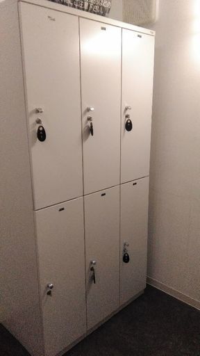 6人用ロッカー　白　ホワイト