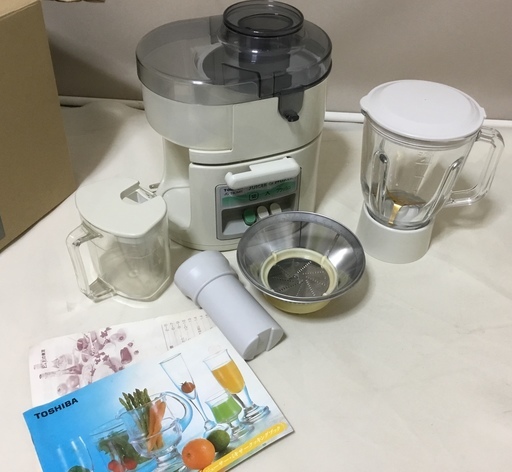 ＜美品＞東芝・ジューサーミキサー・JC-T60MR