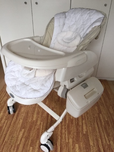 美品 電動スイング ハイローチェア コンビ