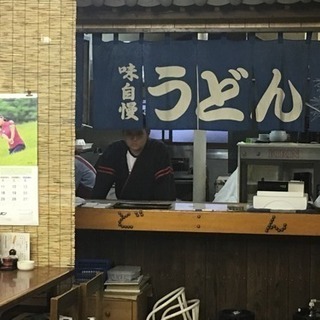 徳島県 宍喰町 海の見える  おうどん屋さん。 − 徳島県