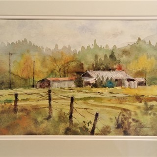 SM◆水辺◆荒木孝介 真作 新品 【パステル＋水彩】◆防水丁寧梱包◆小石川後楽園 SM◇渓流◇真作新品【パステル＋水彩＋色鉛筆＋アクリル】◇防水