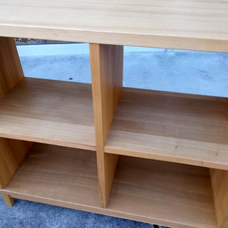 ◇MUJI/無印良品◇タモ材オープンラック2段◇テレビ台/サイドボード