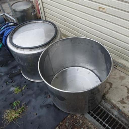 ステンレス寄桶 　2台