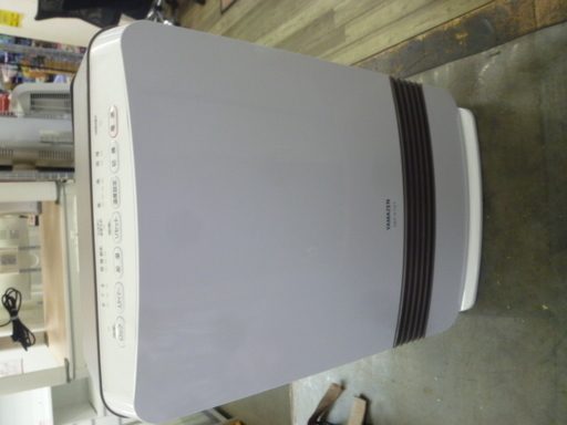 Ｒ 中古 山善 セラミックヒーター(1200W/600W 2段階切替)(スチーム式加湿機能付) DKF-K121 2015年製