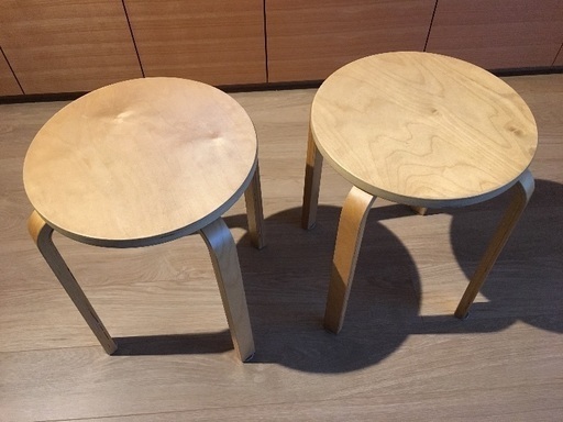 上質で快適 IKEA 3脚セット フロスタ スツール - スツール - labelians.fr